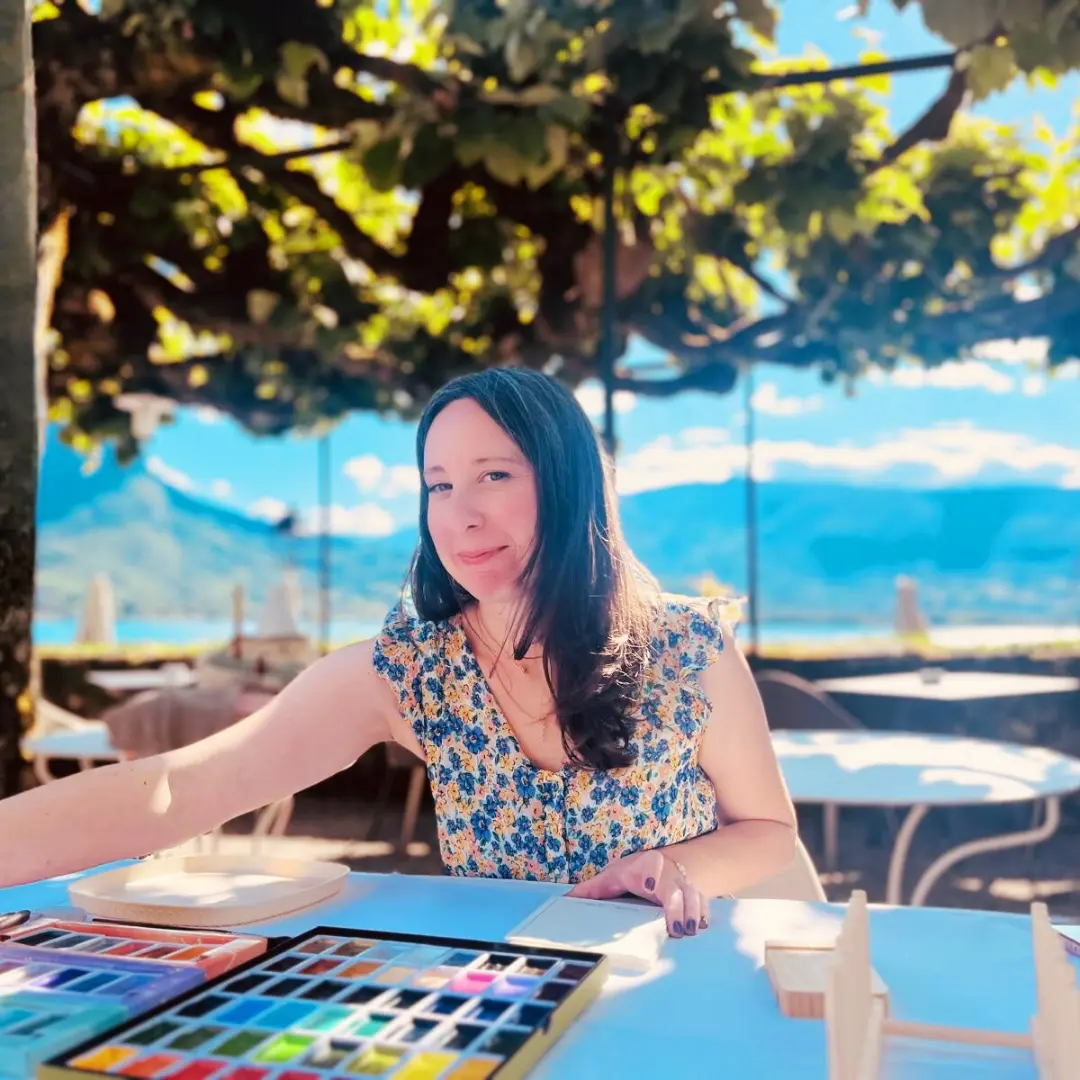 Silhouettes mariage à l’aquarelle – présentation élégante pour invités