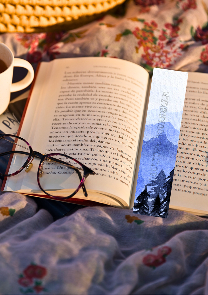 Marque page montagnes